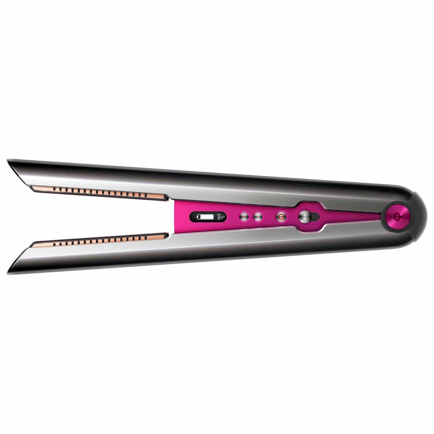 Dyson Corrale Hair Straightener (Black / Nickel Fuchsia) - Refurbished - Image 3