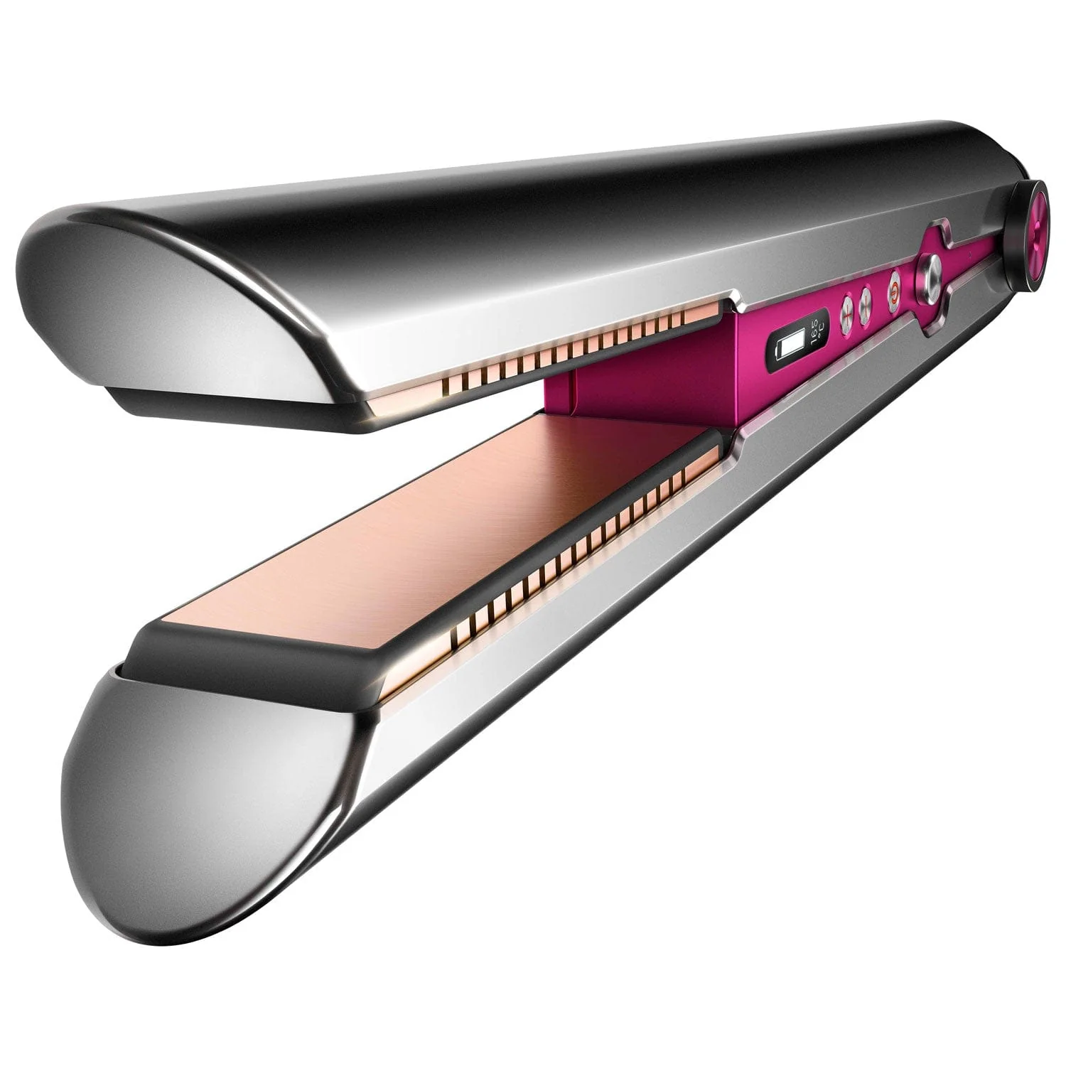 Dyson Corrale Hair Straightener (Black / Nickel Fuchsia) - Refurbished - Image 4