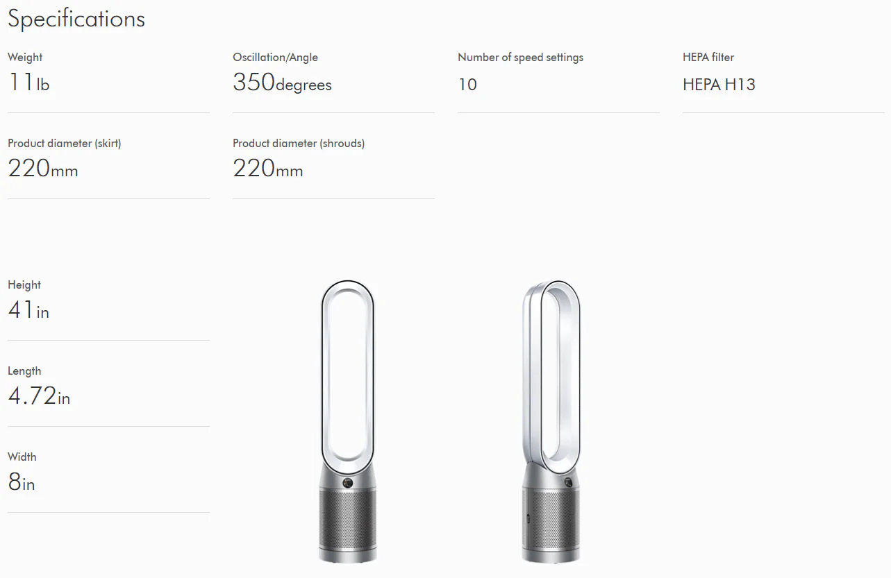 Dyson Purifier Cool Autoreact TP7A (Refurbished) - Image 5