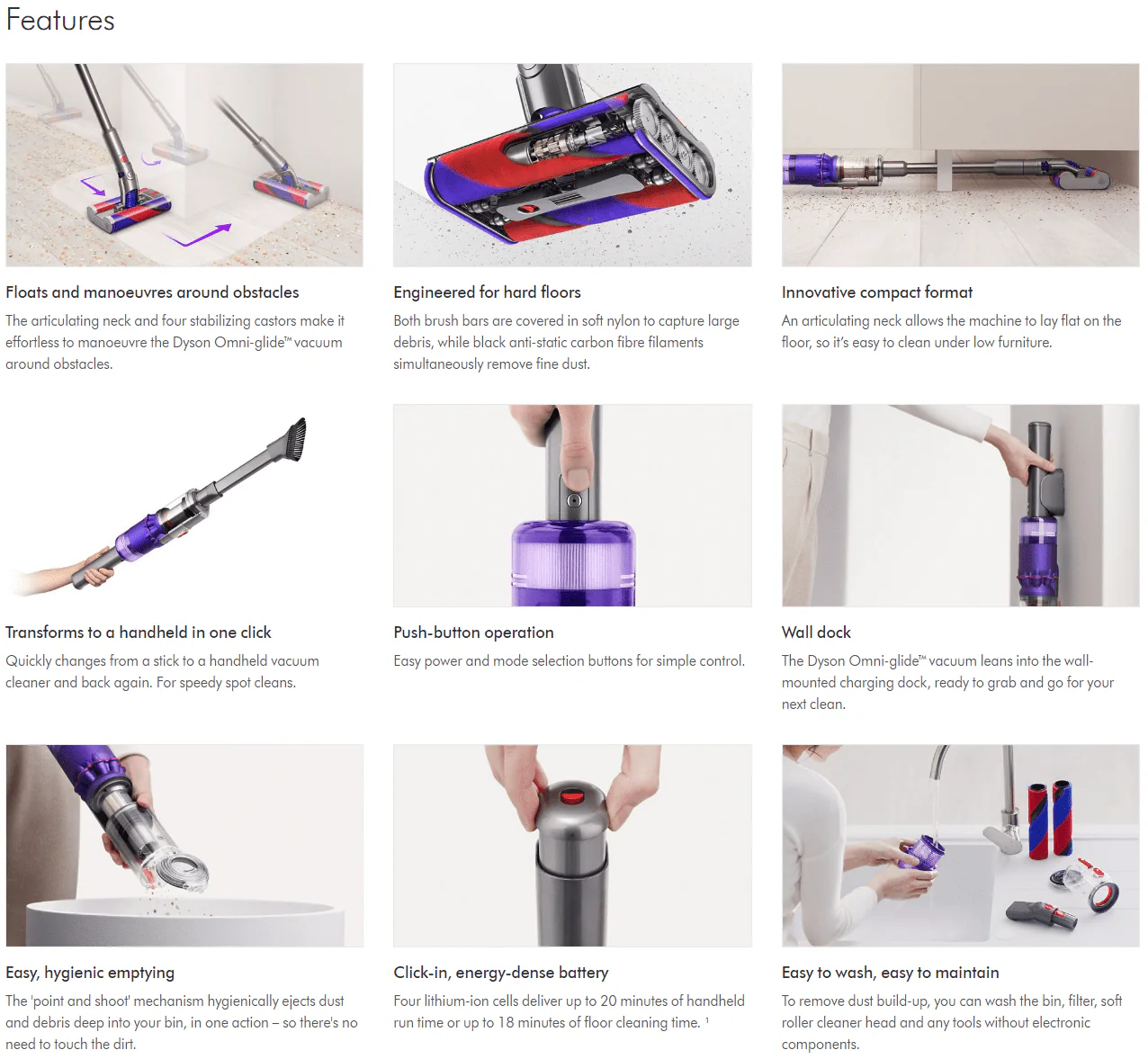 Dyson Omni-Glide Cordless Vacuum (Refurbished) - Image 2