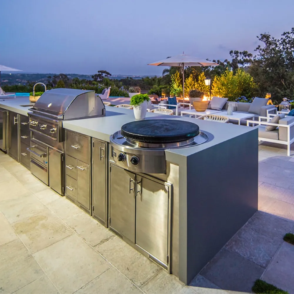 EVO Grills Affinity 30G Built-In Gas Flattop Griddle (Ceramic Clad Coating) - Image 2