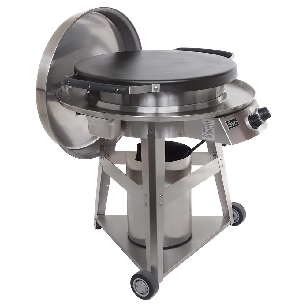 EVO Grills Professional Wheeled Cart Flattop Griddle (Seasoned Cooksurface) - Image 2