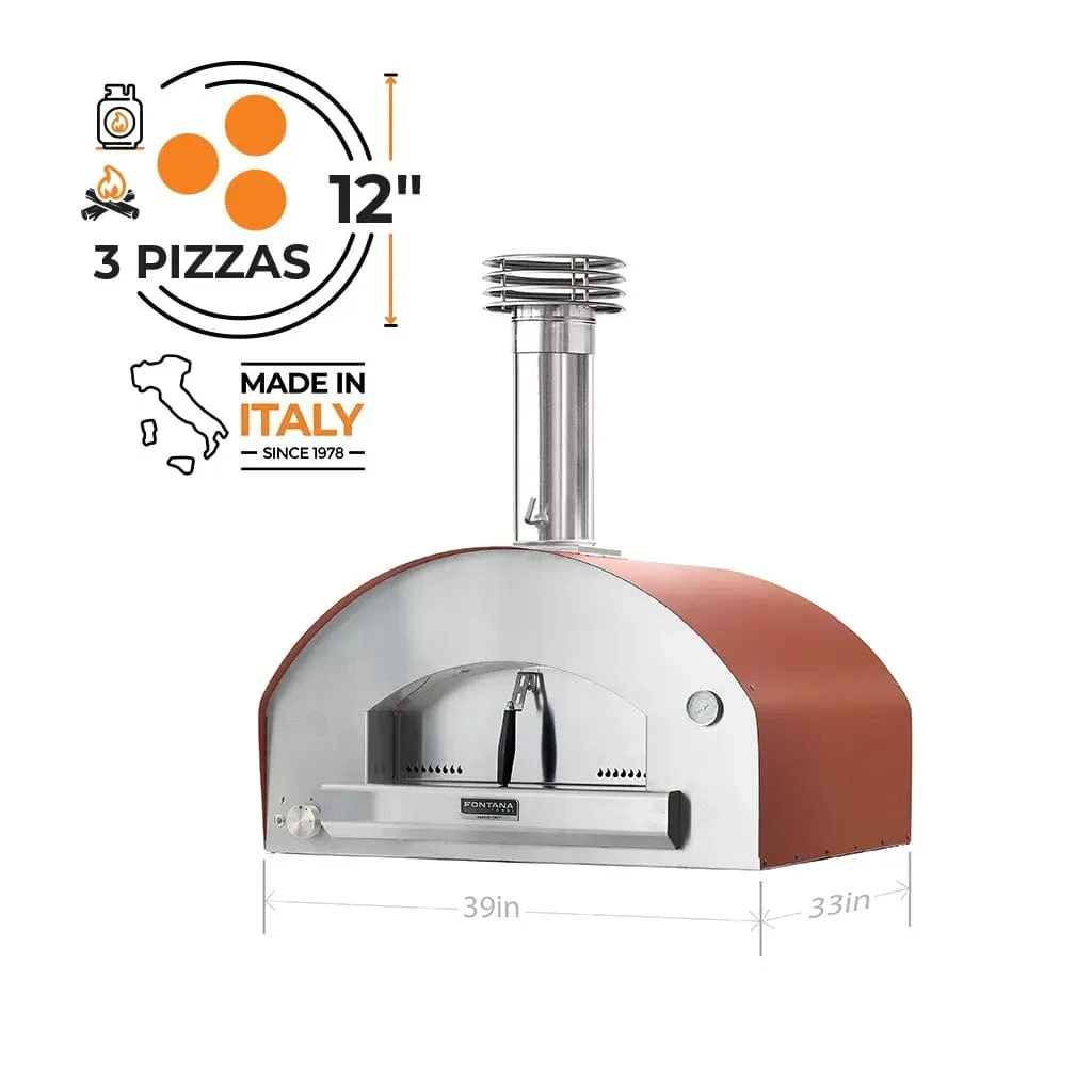 Fontana Forni Firenze Hybrid Gas & Wood Pizza Oven - Image 2