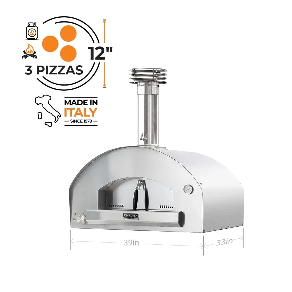 Fontana Forni Firenze Hybrid Gas & Wood Pizza Oven - Image 3