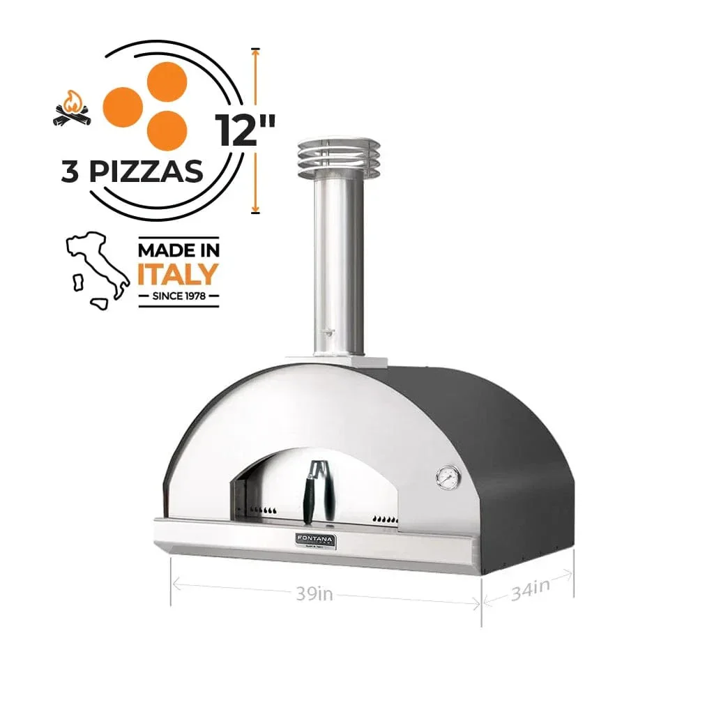 Fontana Forni Mangiafuoco Wood-Fired Pizza Oven