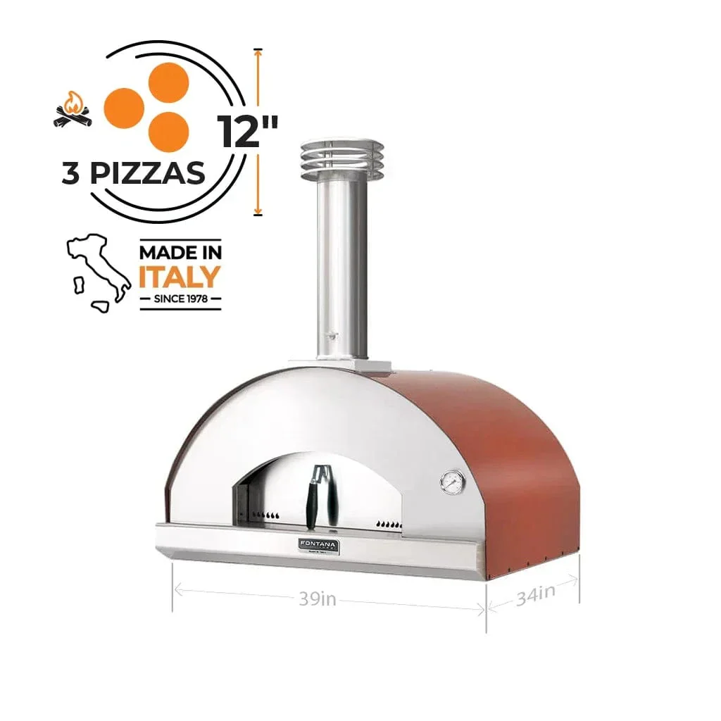 Fontana Forni Mangiafuoco Wood-Fired Pizza Oven - Image 2