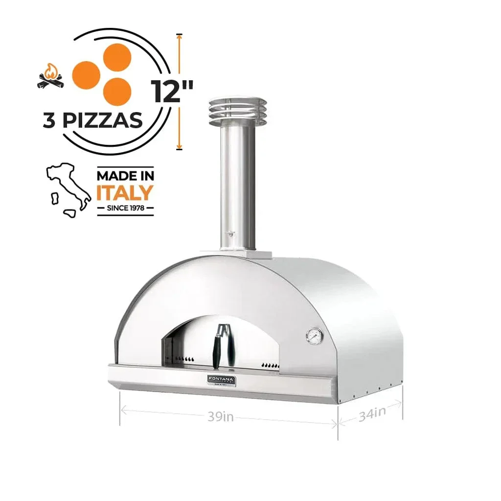 Fontana Forni Mangiafuoco Wood-Fired Pizza Oven - Image 3