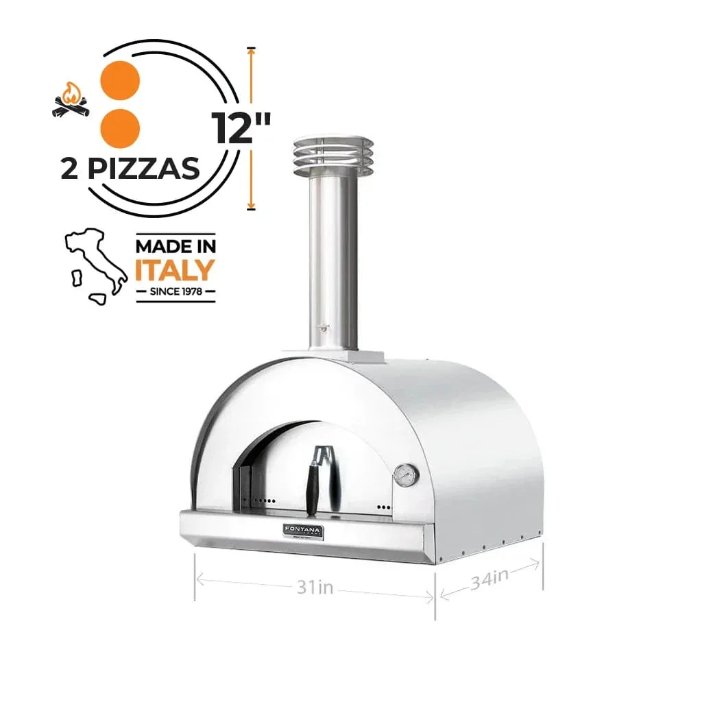 Fontana Forni Margherita Wood-Fired Pizza Oven - Image 3