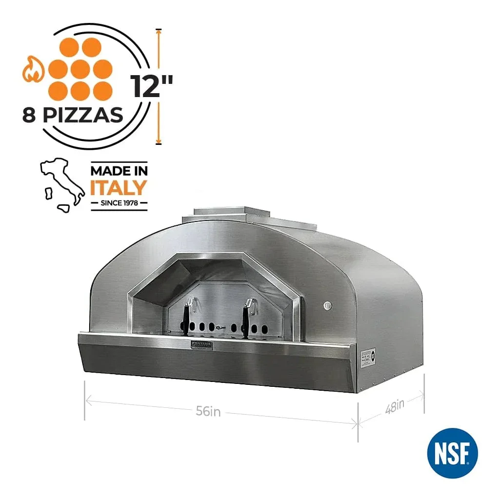 Fontana Forni Prometeo Commercial Wood-Fired Pizza Oven