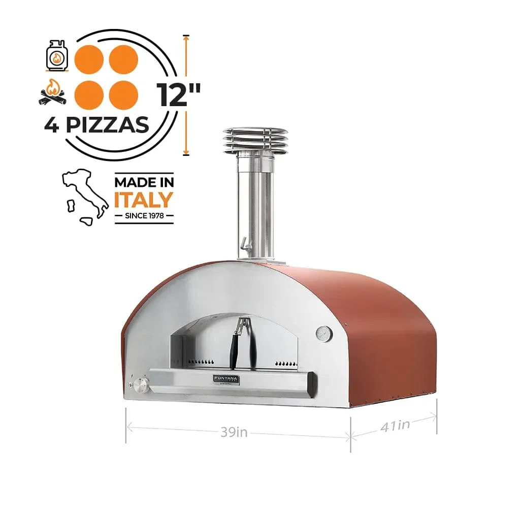 Fontana Forni Roma Hybrid Gas & Wood Pizza Oven - Image 2