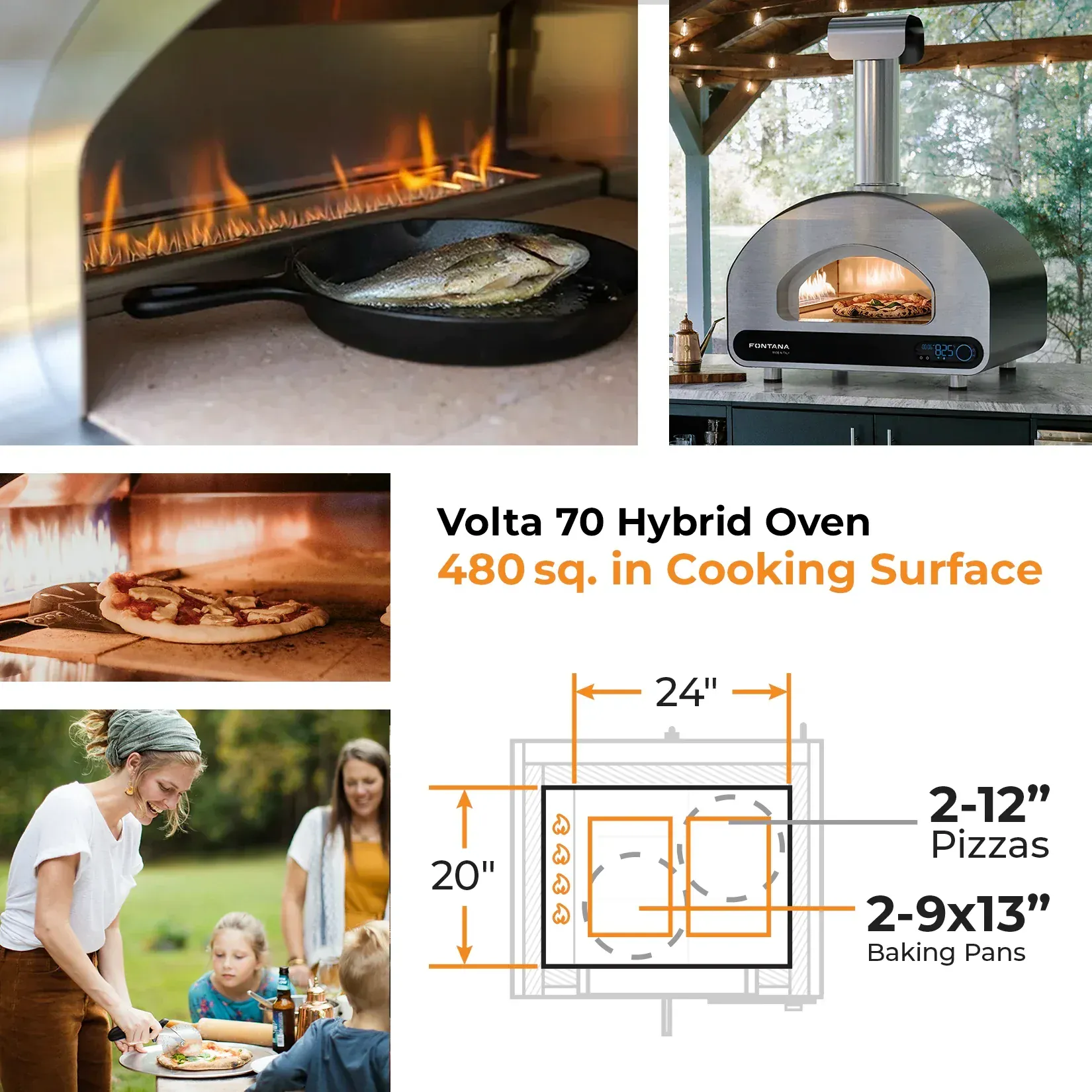 Fontana Forni Volta 70 Hybrid Smart Oven - Image 4