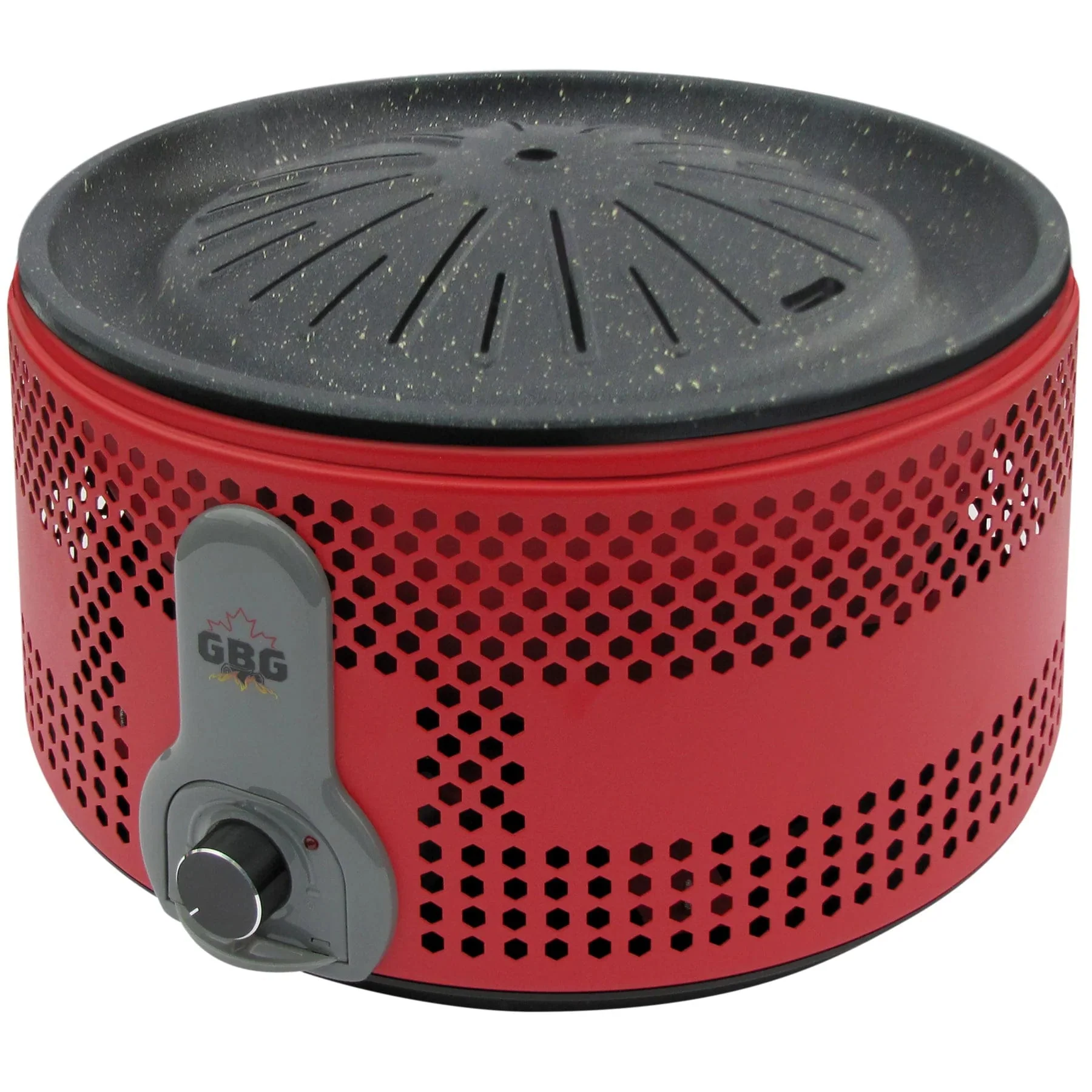 Georgian Bay Grills Canadian Hot Stone Charcoal Grill (Red) - Image 2