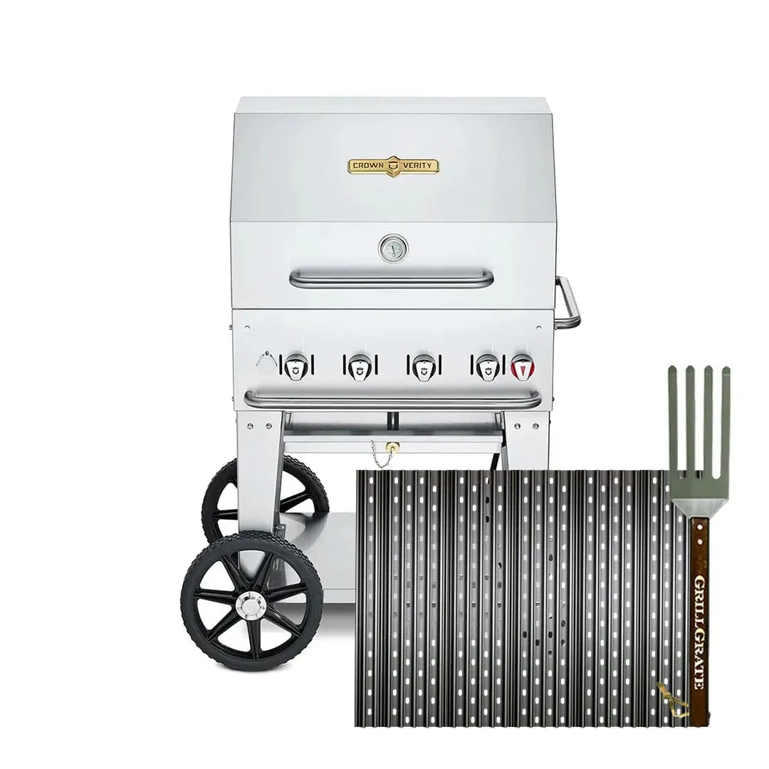 GrillGrate Custom Cut Set (Crown Verity 30") - CC20.875-24-5G