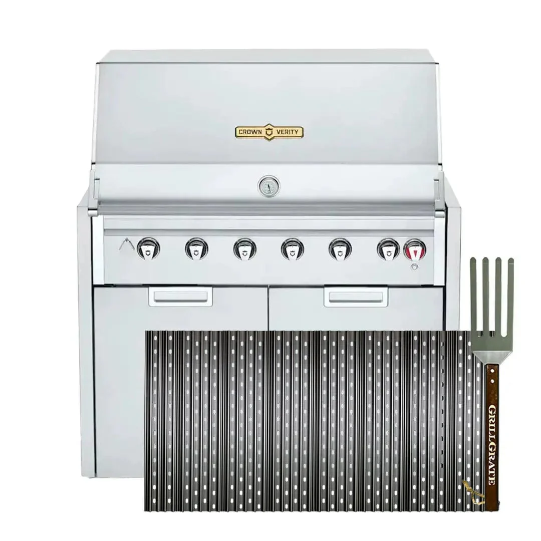 GrillGrate Custom Cut Set (Crown Verity 42" Grills) - CC20.875-24-72G
