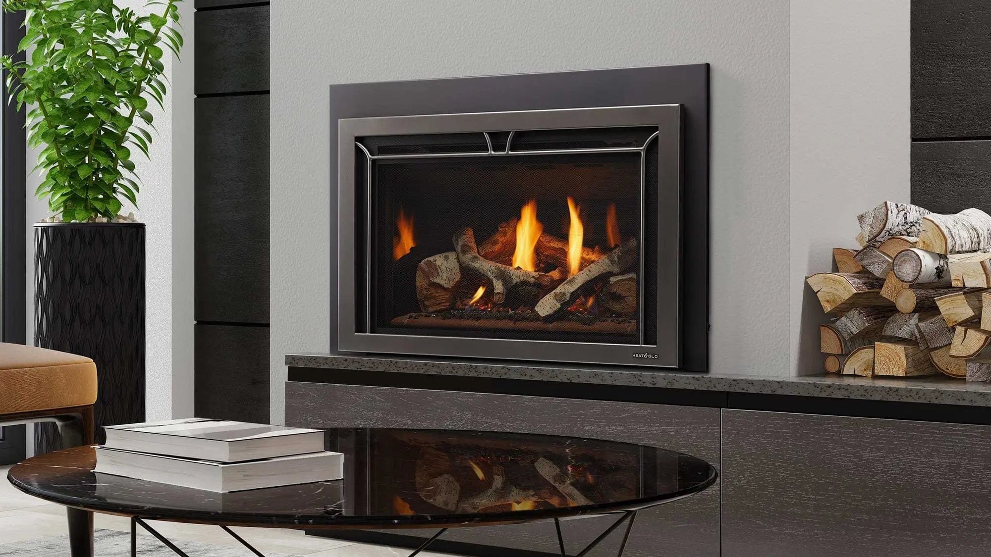 Heat & Glo 30" Supreme Indoor Gas Fireplace Insert - Image 3
