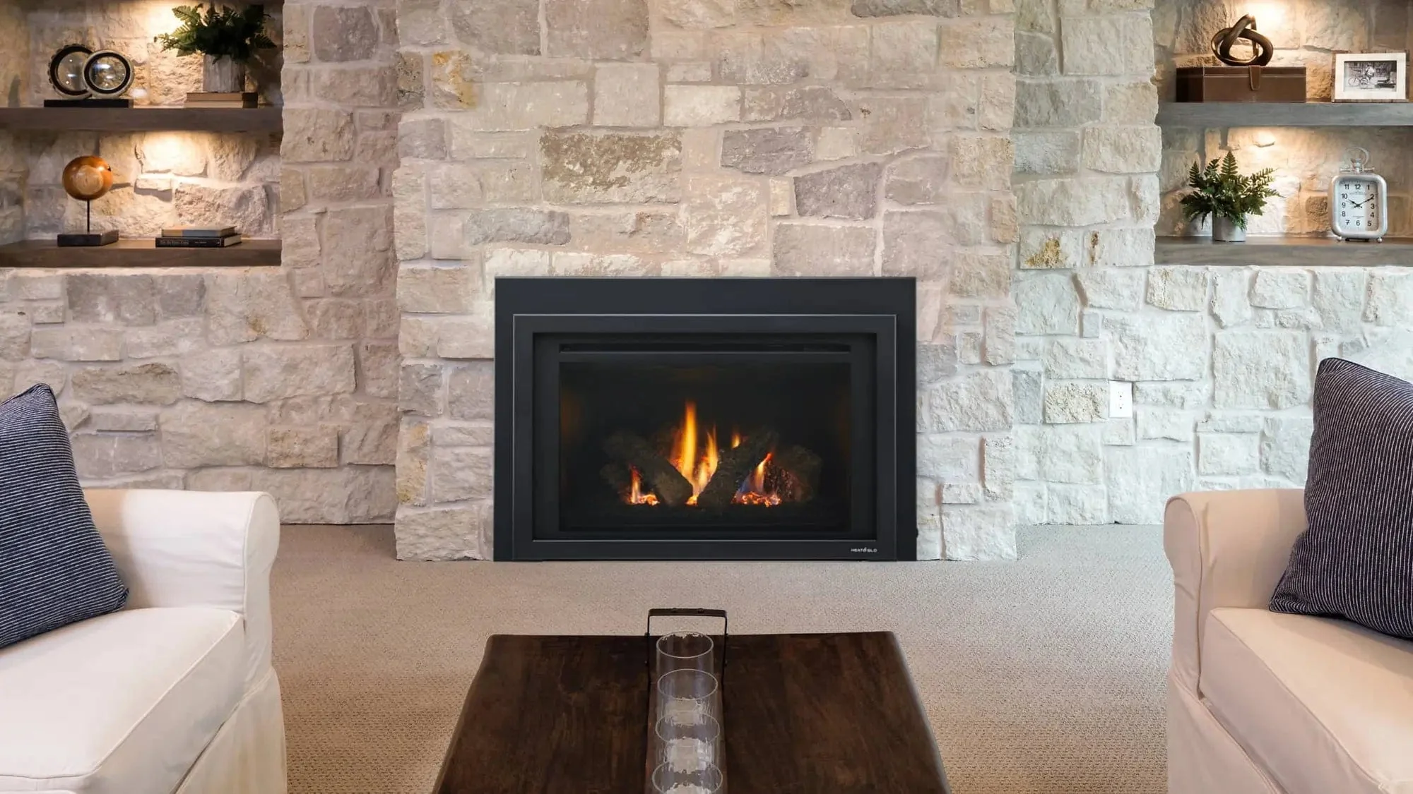 Heat & Glo 35" Provident Indoor Gas Fireplace Insert - Image 2
