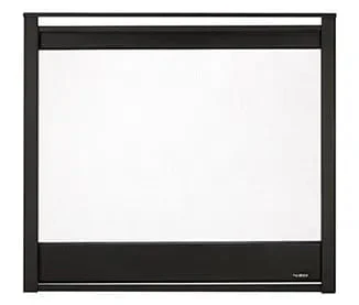 Heat & Glo Corner Firescreen front - Black - COR-36BK