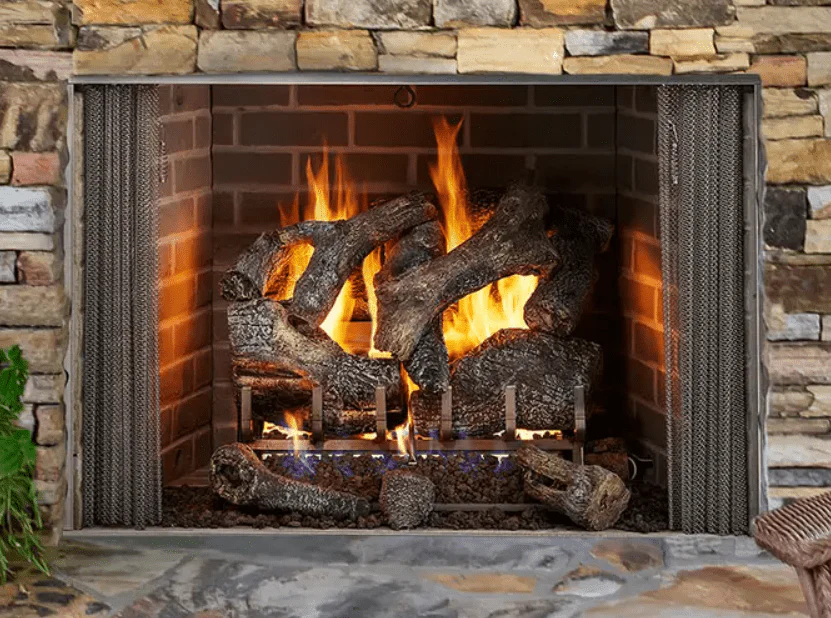Heat & Glo Cottagewood 42" Outdoor Wood-Burning Fireplace