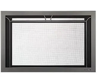 Heat & Glo Iron Age 35" screen front - Black - IA-MI35-BK
