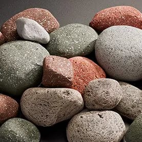 Heat & Glo River Rock Stone Set (Requires Media) - STONES-60