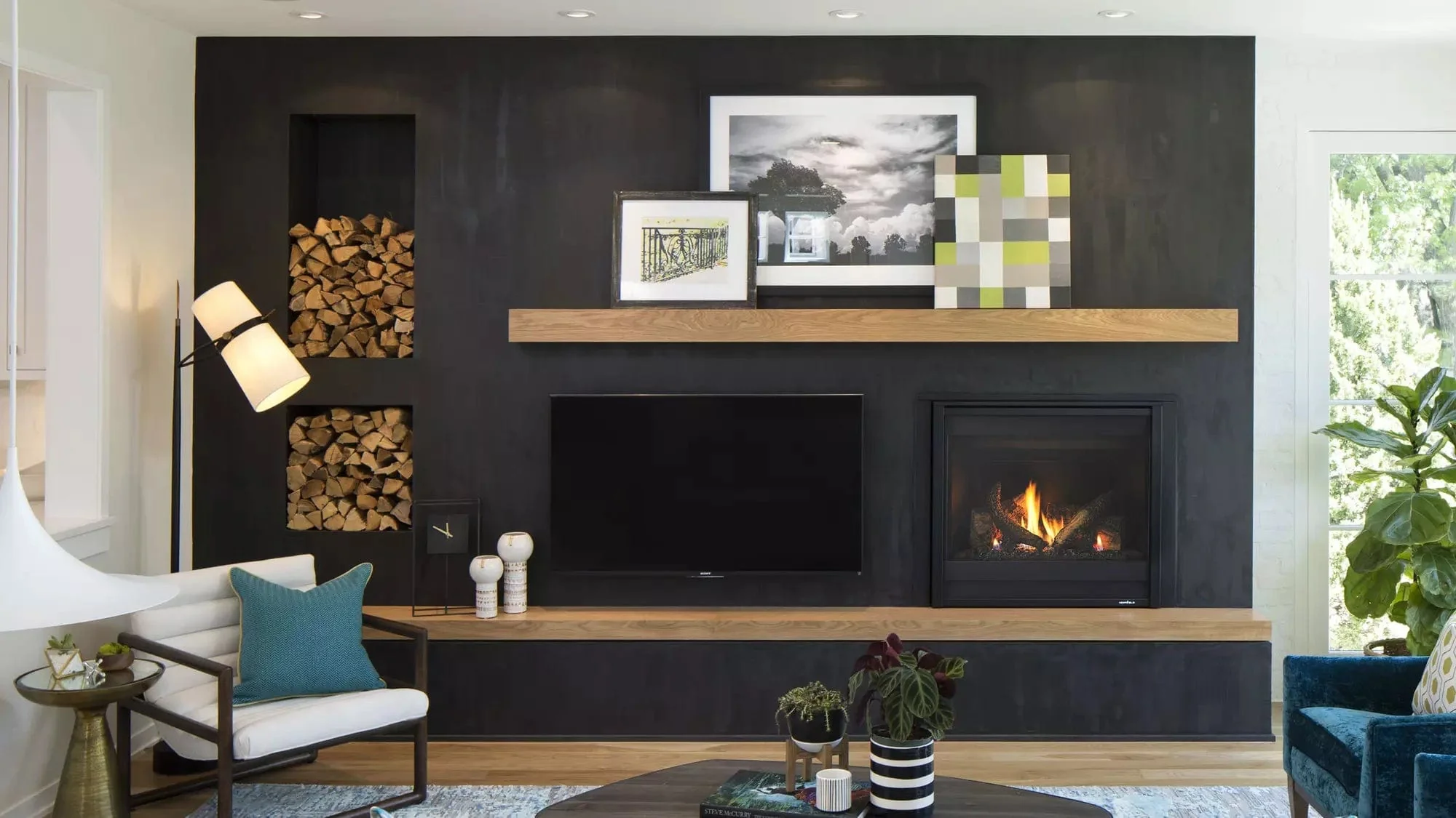 Heat & Glo Slimline 3X 28" Gas Fireplace (Tranquil Greige Refractory) - Image 5