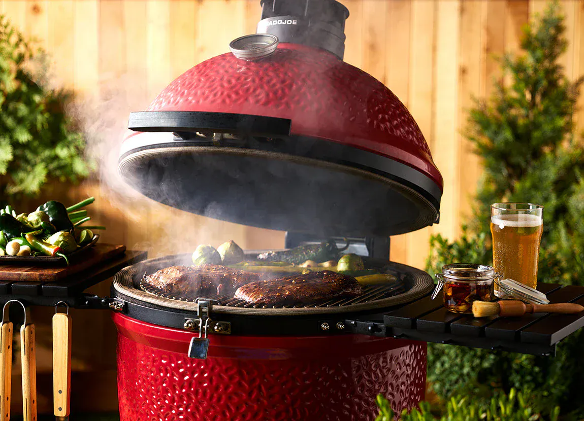 Kamado Joe Classic II Joe w/ Cart & Shelves - Image 2