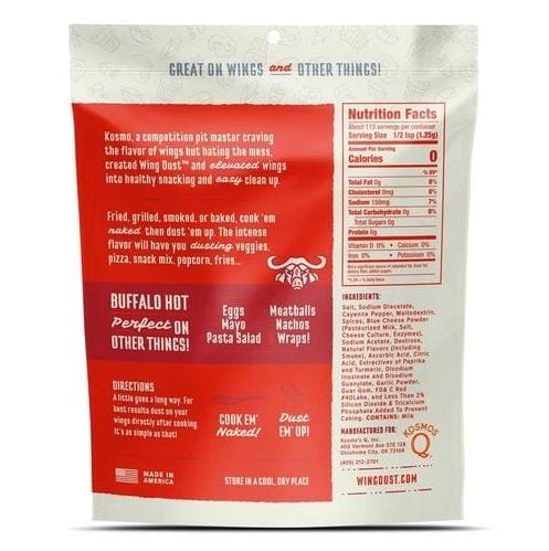 Kosmos Q Wing Dust (Buffalo Hot 5 oz.) - WD-BH-01 - Image 2