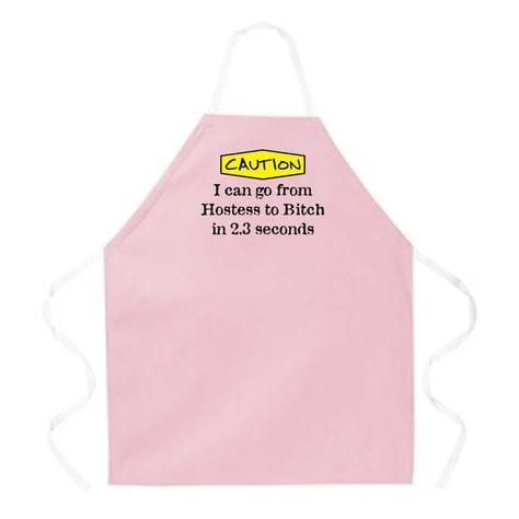LA Imprints Attitude Apron - Hostess to B!tch - Image 4