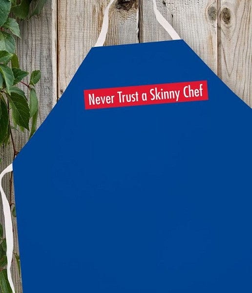 LA Imprints Attitude Apron - Never Trust a Skinny Chef - Image 2