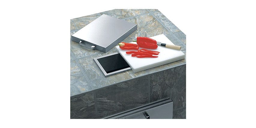 Lynx Professional Countertop Trash Chute w. Cutting Board & Cover - L18TS