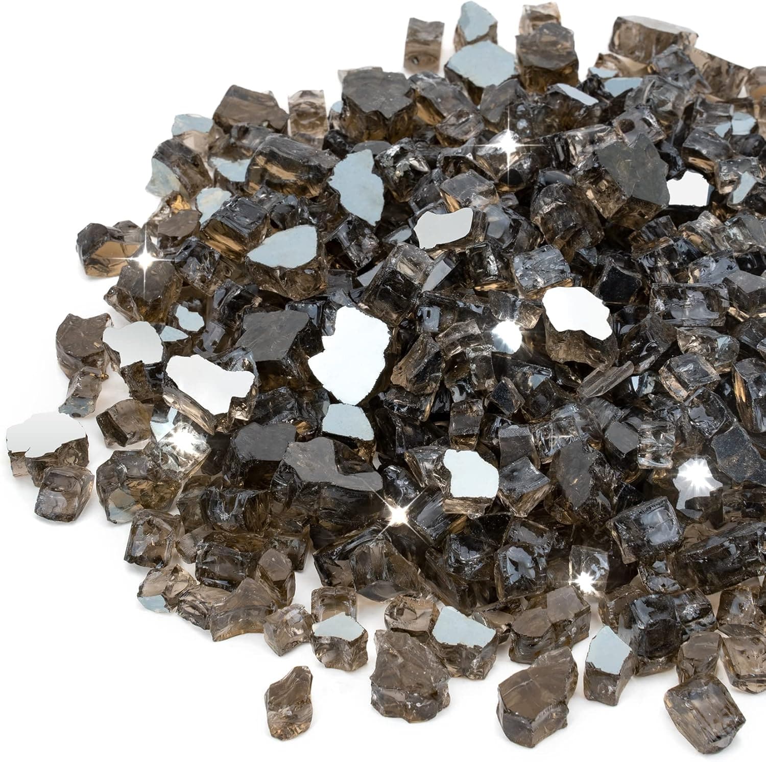 Majestic 1/2" Reflective Tempered Fire Glass (10 lb.)