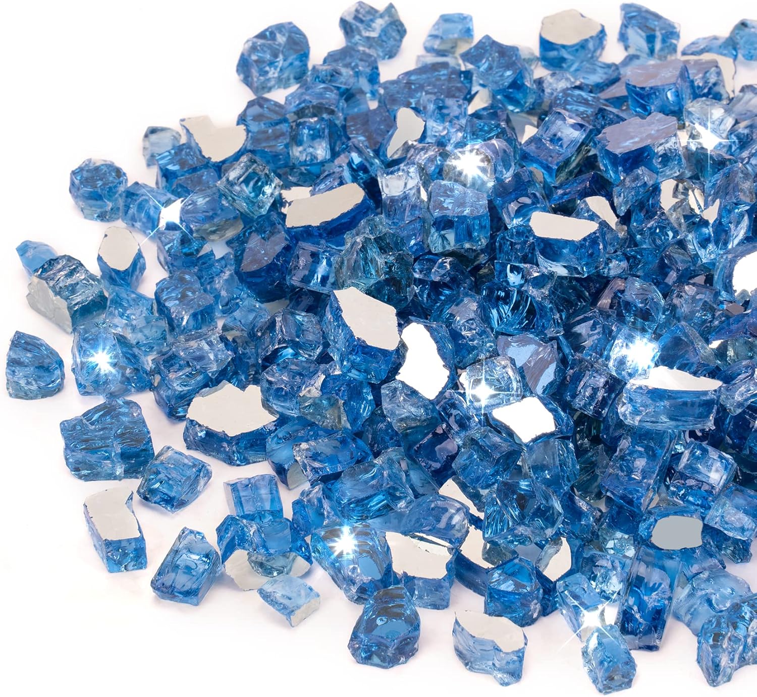 Majestic 1/2" Reflective Tempered Fire Glass (10 lb.) - Image 7