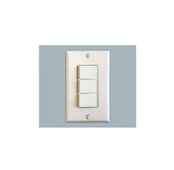 Majestic 3 Toggle Wall Switch For Multi-Color Selection - LED-SWITCH