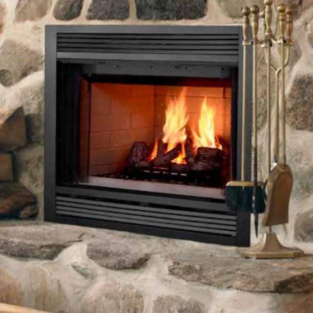 Majestic Black Gasketed Glass Door, Cabinet Style (Heat Circulated model only) (Sovereign 42) - GGD42BK-B - Image 2
