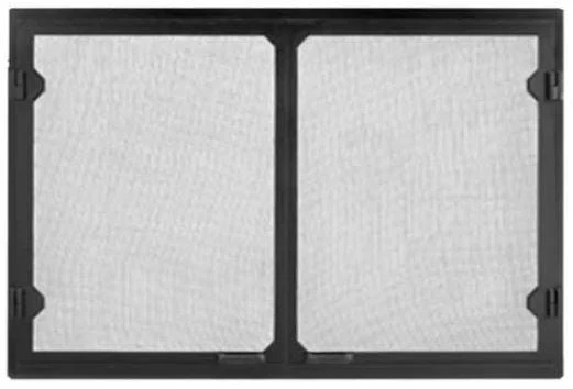 Majestic Black Grand Vista Cabinet Style Mesh Doors (Sovereign 42) - GV42BK