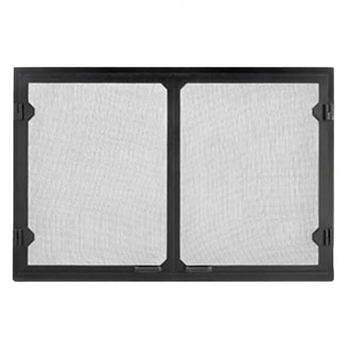 Majestic Grand Vista Cabinet Style Mesh Doors (36" - Black) - GV60BK