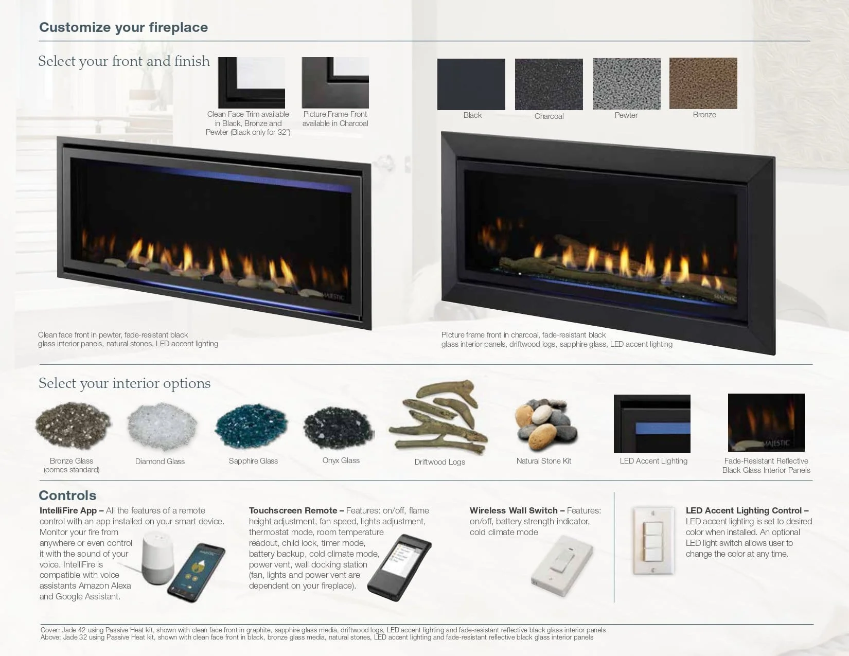 Majestic Jade 32" Direct Vent Gas Fireplace - Image 4