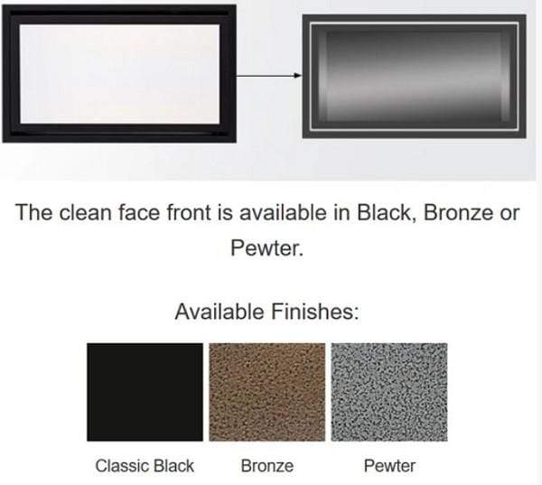 Majestic Pewter Clean Face Trim (Echelon II 48) - CFT-48-PT-C