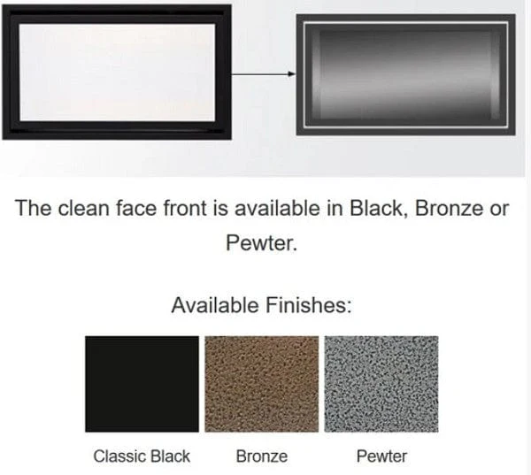 Majestic Pewter Clean Face Trim (Echelon II 48) - CFT-48-PT-C - Image 2