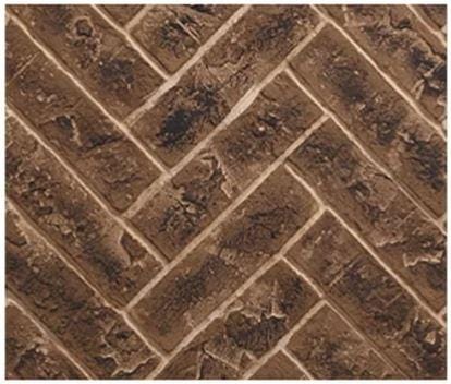 Majestic Tavern Brown Herringbone Interior Brick Panels (Marquis II 42) - BRICKMQ42HB-B