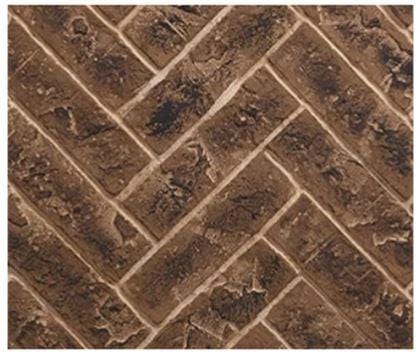 Majestic Tavern Brown Herringbone Interior Brick Panels (Meridian 42 IFT Series) - BRICK42MERTBH