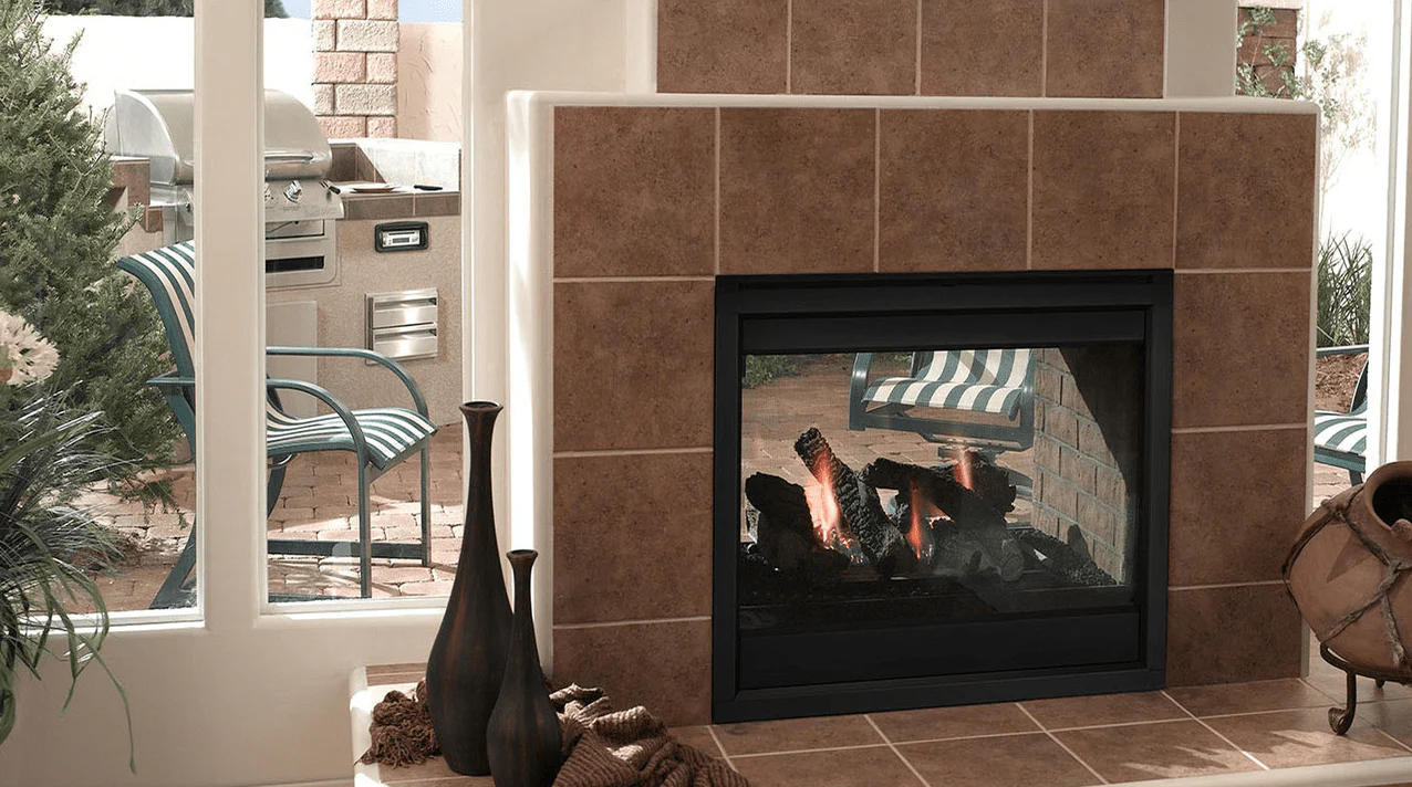 Majestic Twilight Modern Indoor/Outdoor See-Through Gas Fireplace - Image 6
