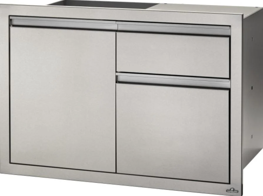 Napoleon 36" x 24" Single Door & Standard Drawer - BI-3624-1D2DR - Image 3