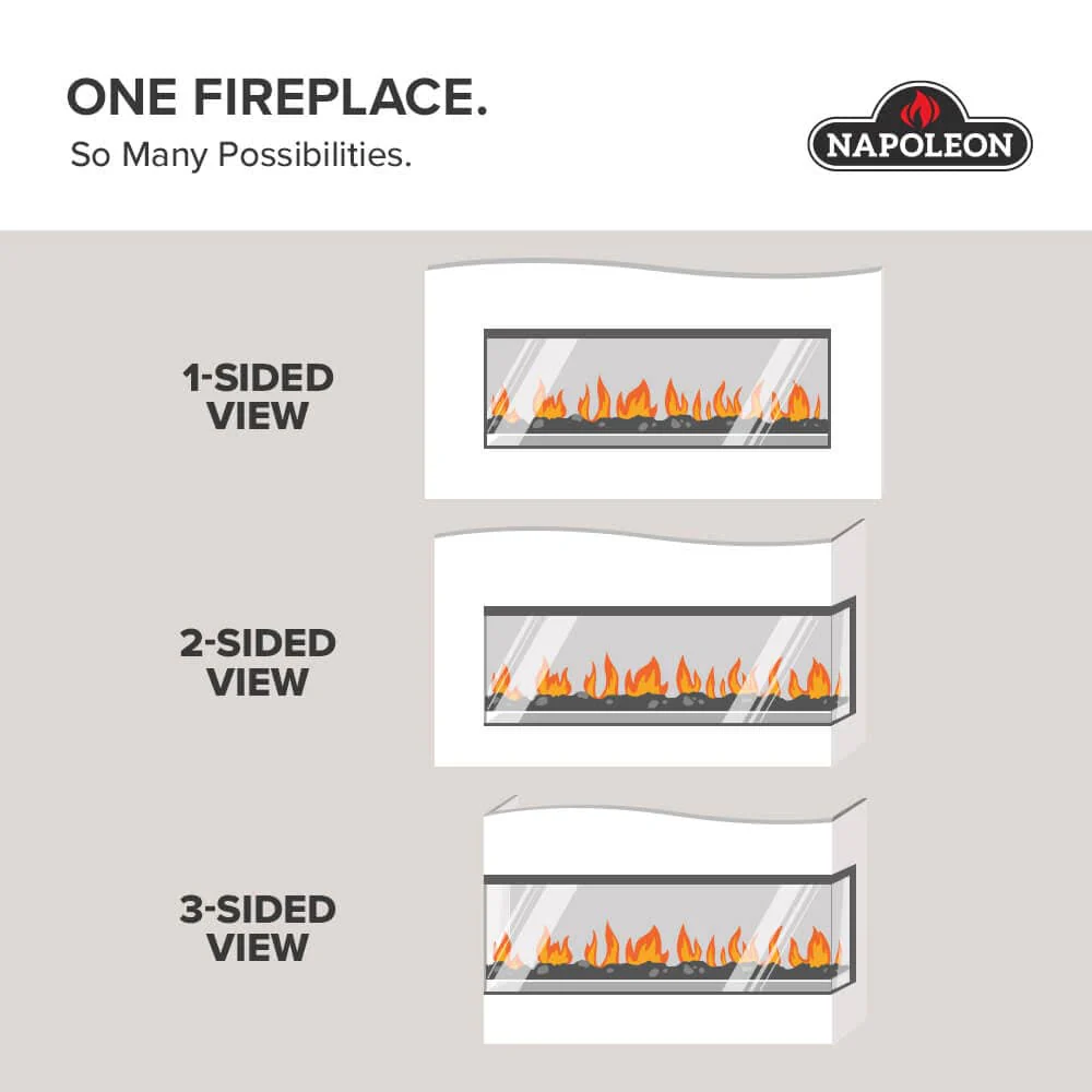 Napoleon Astound FlexMount 74 Electric Fireplace - Image 8