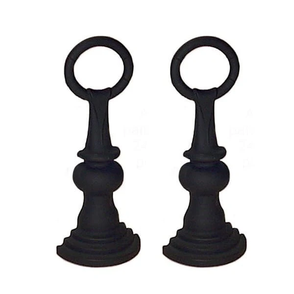 Napoleon Black Andirons - ANIH - Image 2