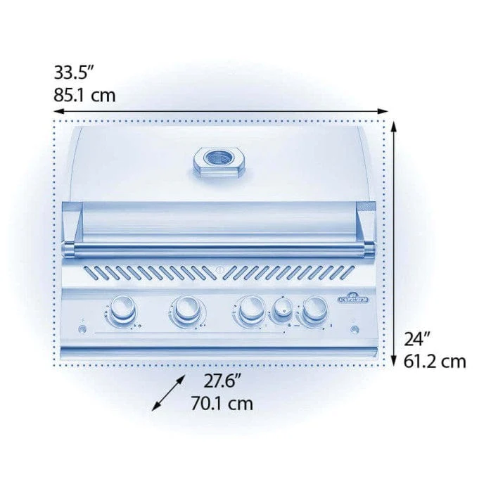 Napoleon Built-In 700 Series 32" Gas Grill w/ Rear Burner - BIG32RB-1 - Image 10