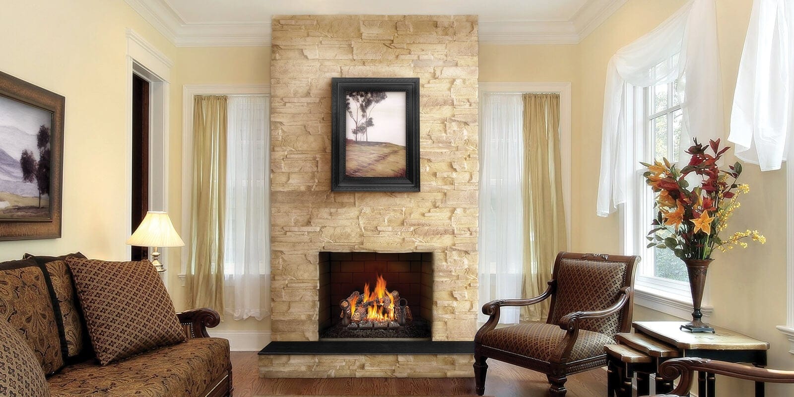 Napoleon Fiberglow 30 Gas Log Set (Natural Gas) - Image 3