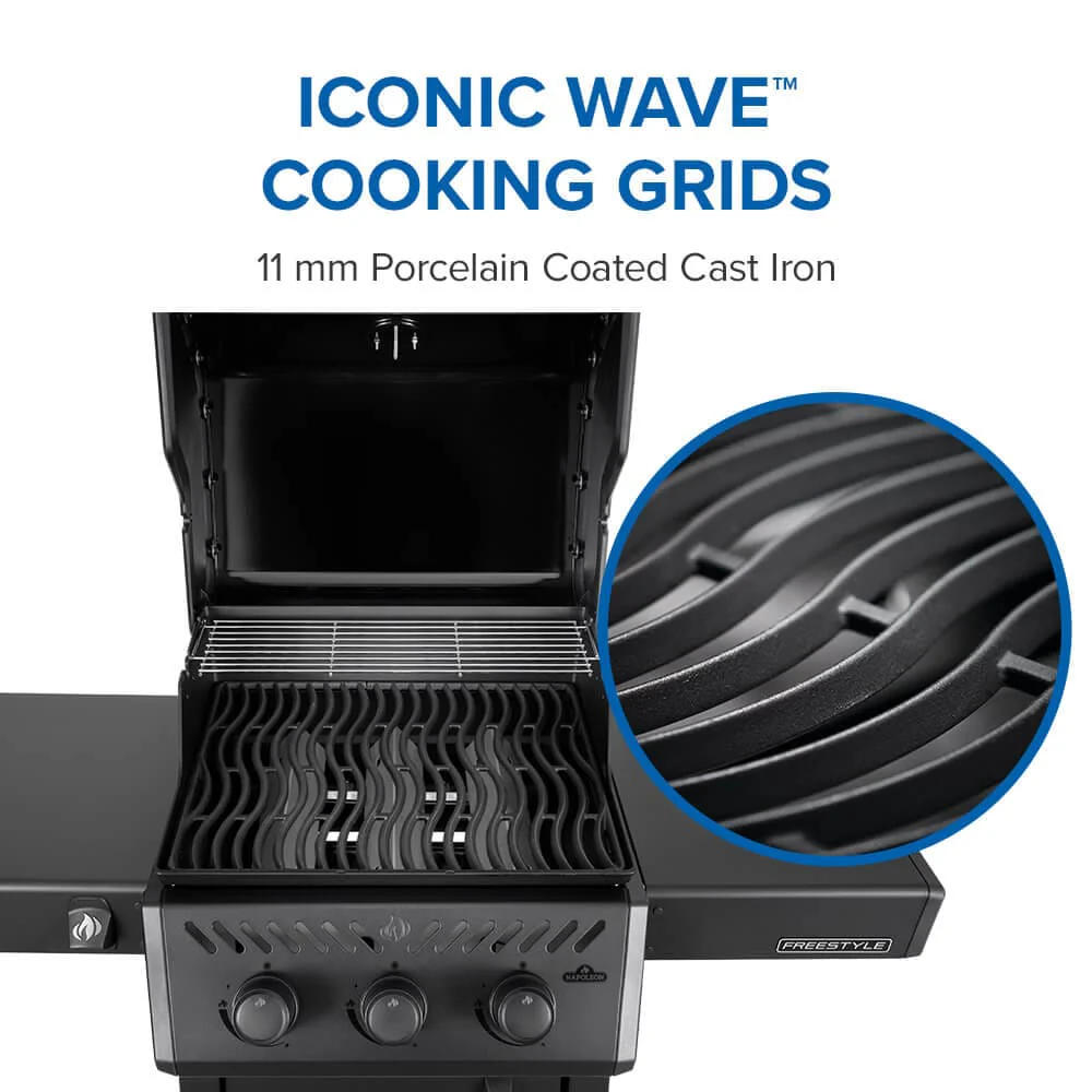 Napoleon Freestyle 365 Gas Grill (Matte Black) - F365DPMK-1-C - Image 11