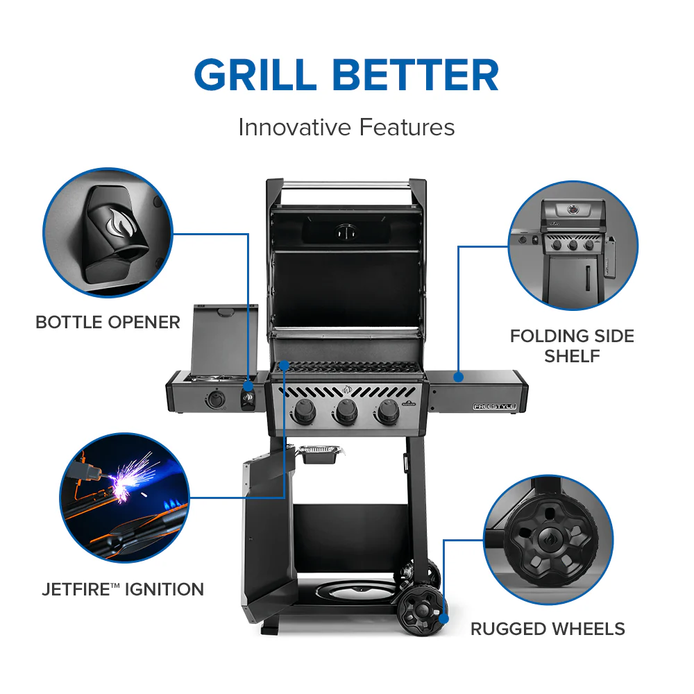 Napoleon Freestyle 365 SB Gas Grill (Propane - Online Only) - F365DSBPGT-ECP - Image 6