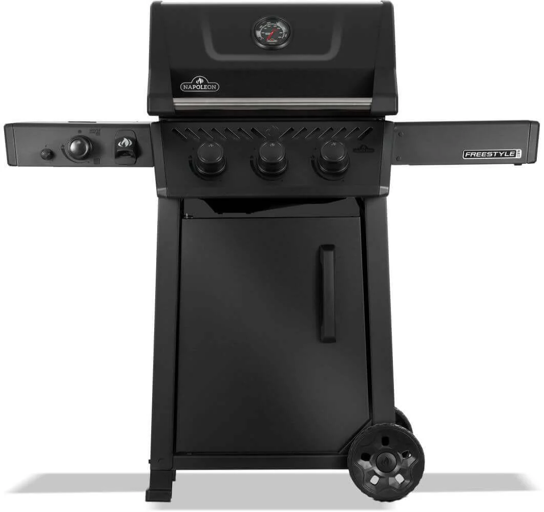 Napoleon Freestyle PRO 365 3-Burner with Infrared Side Burner, Matte Black - FP365DSIBMK-1